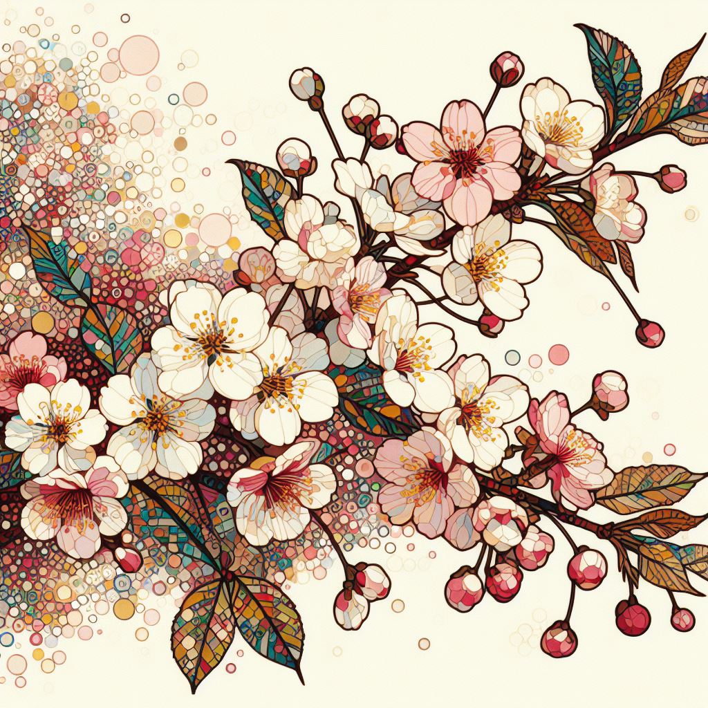 Cherry Blossom Flower - Image by Vector Stock