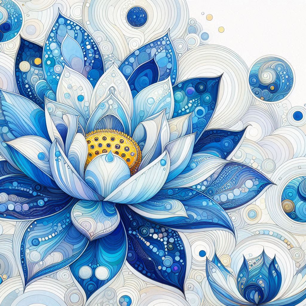 Blue Lotus Flower