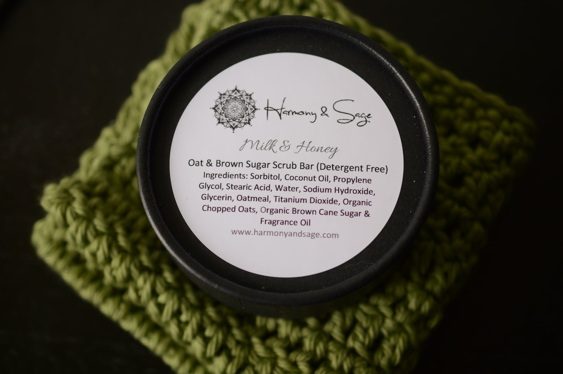 Milk and Honey Sugar Scrub Bar