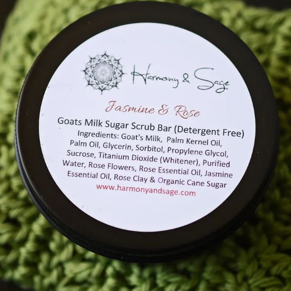 Jasmine & Rose Sugar Scrub Goats Milk Bar