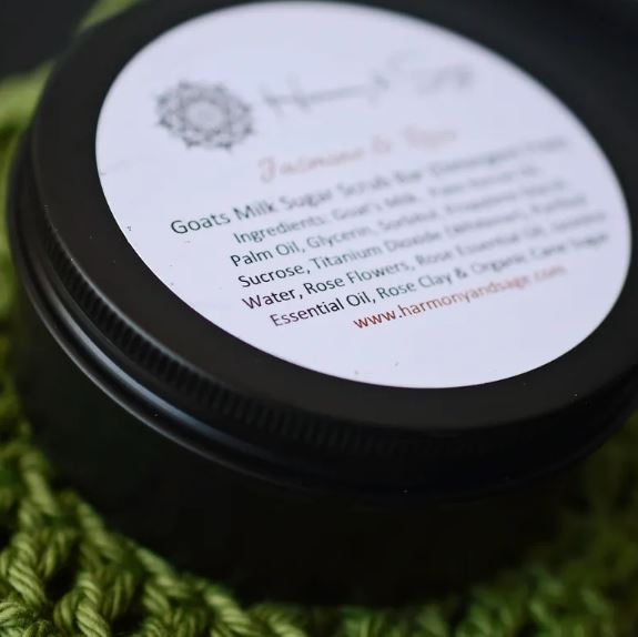 Jasmine & Rose Sugar Scrub Goats Milk Bar