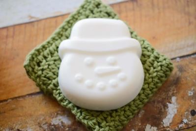 Limited Edition Snowman Goats Milk Detergent Free Soap