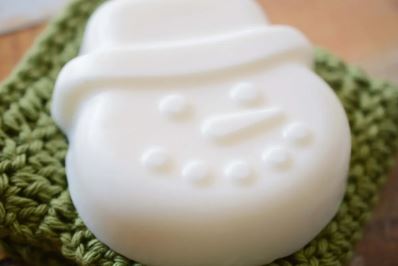 Limited Edition Snowman Goats Milk Detergent Free Soap