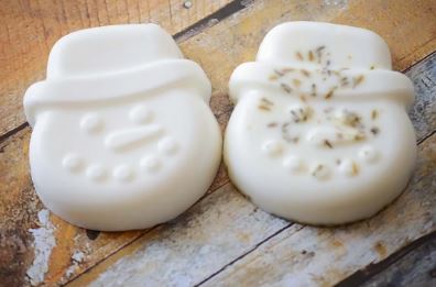 Limited Edition Snowman Goats Milk Detergent Free Soap